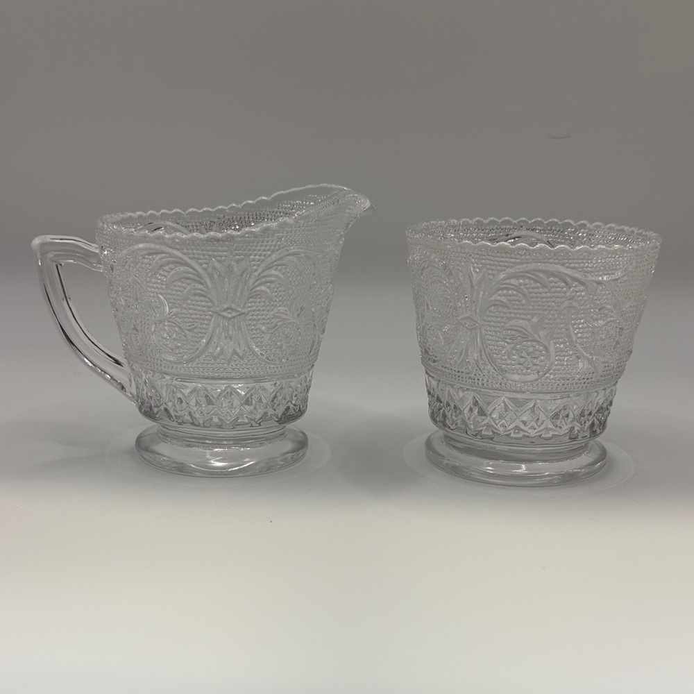 Vintage Duncan and Miller Cream and Sugar Set